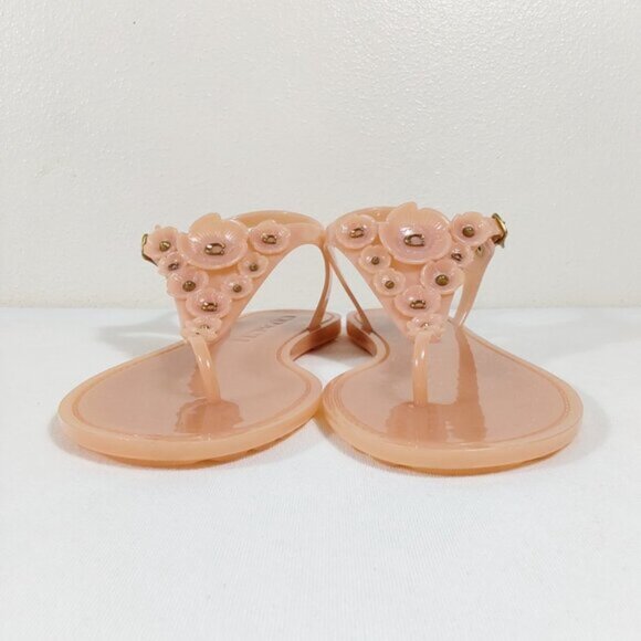 Coach Tea Rose Multi Jelly Sandal - Great Condition - 8.5 Women - Picture 6 of 11